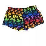 Disney  Mickey Mouse RAINBOW Sleep Shorts Boxers Women's XS Black Vintage… Photo 0