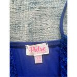 Pulse  Boutique Blue Sequin Tank Top XS Photo 2