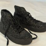Maison Martin Margiela Black Sparkle Sneakers Size 5 Photo 0