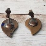 Vintage Clip On Earrings Multi Colored Artsy Photo 3