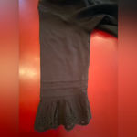 Phool open jacket Womans Size XL Black Cotton Lightweight eyelet artsy boho Photo 12