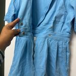 Princess Polly day+moon Hendrix’s Denim puff sleeve romper Photo 3