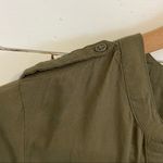 Gap  Dark Olive Long Sleeve Half Button Down Blouse. Size XSmall. EUC Photo 8