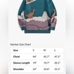 Aelfric Eden  Oversized Dinosaur Graphic Knit Sweater Unisex Size L Photo 5