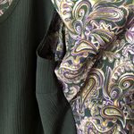 Notations Womens Open Shirt With Attached Camisole Size Small 100% Polyester Photo 2