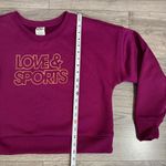 Love & Sports Women Purple Crew Neck Long Sleeve Cozy Relaxed Fit Sweater Size M Size M Photo 11