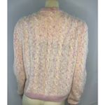 American Vintage OOAK hand knit Mohair cardigan in shades of pink size medium Photo 7