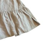 Rebecca Taylor Linen Blend Mini Dress Lilac Ruffle Classic Size 0 Women's Photo 3