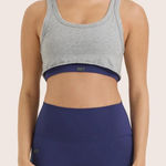 Set Active NEW $150  Purple Sportbody Grey Tank Sport Bra and Shorts Set XS S Photo 0