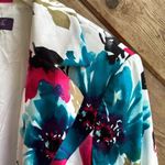 Gloria Vanderbilt watercolor pink black teal white floral jacket blazer size 22 Photo 5