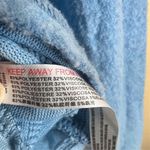 Out From Under Women's Size XL Blue Cropped Wrap Sweater Blouse Long Sleeve Photo 4