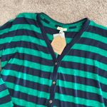 Kori  America sweater nwt green blue oversized small Photo 2
