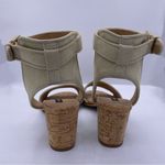 Ava nwot  & Aiden mid heeled beige sandals with cork block heel women’s Size 6 Photo 5