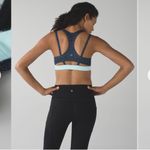 Lululemon Size 4 Turquoise Blue Splendour Racerback Sports Bra Photo 5