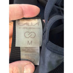 Women's CALIA Sports Bra Black Floral Print Size M Size M Photo 3