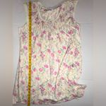 Miss Elaine Nightgown Women’s Medium Light Yellow / Pink Wildflowers Soft Floral Photo 4