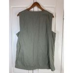 Tibetan Trader Cotton Cargo Utility Vest Womens Medium Olive Green‎ READ Green Photo 3