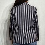 Blueberry Gray Striped Blazer Sz M NWOT Size M Photo 9