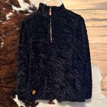 Simply Southern  Black Fleece Quarter-Zip Size Medium Photo 4
