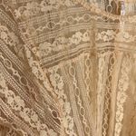 Free People  Peach Lace Dolman Short Sleeve Top Photo 7