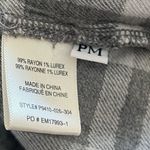 Cloth & Stone Anthropologie  Metallic Plaid Ruffle Neck
Flannel Top Womens Medium Photo 3