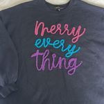 State of Mine  Merry Every Thing Crewneck NWT Photo 3