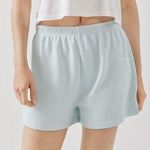 Outdoor Voices Women's Size XS Rugby 3" Shorts Arctic Blue Organic Cotton NWT Photo 0