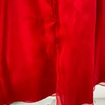 Vintage 90s Fit & Flare Mini Cocktail Dress Sweetheart Sequin Bodice Bow Red 4 Photo 10