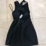 fab'rik  NWT $48 Black Criss Cross Dress Sz Small Photo 2