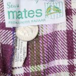 Vintage 70s Sears Purple Plaid Bell Bottom Pants Size 24 Photo 8