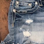 Miss Me  Denim Shorts with Embellished Pockets Photo 4