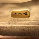 Bachamel bronze ‎ gold crossbody bag 9” x 7” women’s purse brown Photo 6