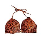 Victoria's Secret  bikini top in a leopard print size 34C Photo 0