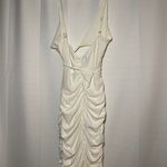 Tiger Mist White Ruched Detail Mini Dress Photo 2