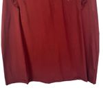 THE UPSIDE Logo Frill Muscle Tee Shirt Tank Maroon Ruffle Arrow Sleeveless 12 Red Photo 3