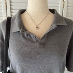 Michael Kors  Grey Collared Polo Shirt Top Photo 2