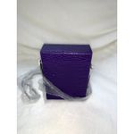 NWT Snob Essentials Audrey Jewel Box Purple Crossbody Secure Clasp Closure Photo 3