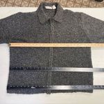 Carolyn Taylor Essential VINTAGE ForBy Design Women’s Zipper Sweater Gray Large Photo 3