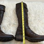 Aquatalia  Star Brown Leather Riding Boots Photo 8