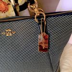 Coach Jacquard AvaTote Style F28468
Blue/Navy Photo 3