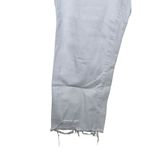 Pistola  Women's Jeans Button Fly Ripped Baggy Fray Hem‎ Denim White Sz. 30 Photo 2