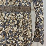 Mac Duggal 4316D Long Sleeve Beaded Formal Black Tie Evening Gown Platinum Gold Photo 12