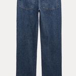 ZARA ZW COLLECTION RHINESTONE HIGH WAIST BOOTCUT STRAIGHT LEG JEANS SIZE 4 NEW Photo 8