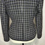 Kasper  Tweed Blazer Petite Size 8P Black/Purple/Tan Career Jacket Photo 8