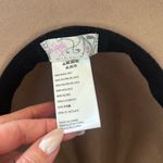 Free People  Tan Wool Felt Hat Braided Band One Size Photo 5