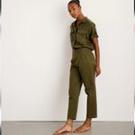 BNWoT Alex Mills Boy Pleated Chino Dark Olive Green Size 10 Photo 1