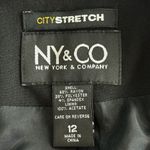 New York & Co. City Stretch Blazer Jacket Womens 12 Black 3 Button Classic Photo 3