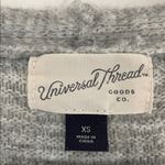Universal Threads UNIVERSAL THREAD Open Front Long Sweater Knit Textured Cardigan in Gray Size XS Photo 9