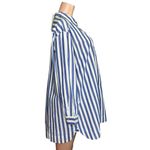 Sézane  Maxine Oversized Shirt Dress, Ecru Blue Stripes, FR46/US14 Photo 11