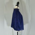 Farm Rio  Embroidered Beaded Flowers Blouse With Puff Sleeves Women’s Size Lg Photo 6